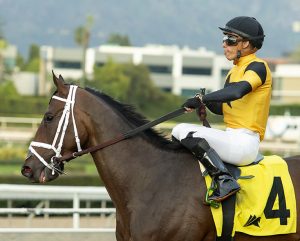 Army Man On the Mark at Santa Anita