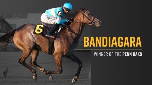 Bandiagara Rallies to Win Penn Oaks in U.S. Debut