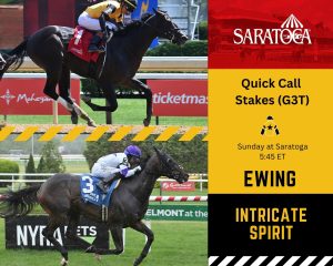Fleet Duo for the Quick Call Stakes at Saratoga