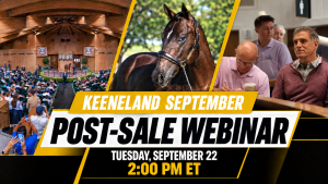 Replay of Keeneland September Post-Sale Webinar